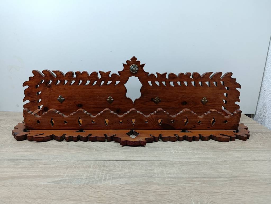 PERCHERO/ ESTANTE DE MADERA VINTAGE - Imagen 2