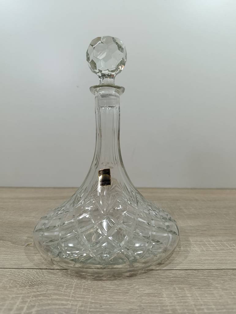 DECANTADOR / BOTELLA DE CRISTAL TALLADO - Imagen 2