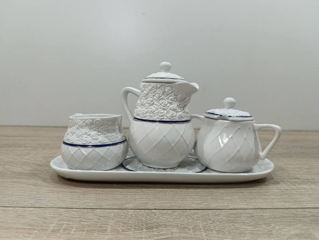JUEGO DE CAFÉ / TÉ PORCELANA (4 PIEZAS) - Imagen 2