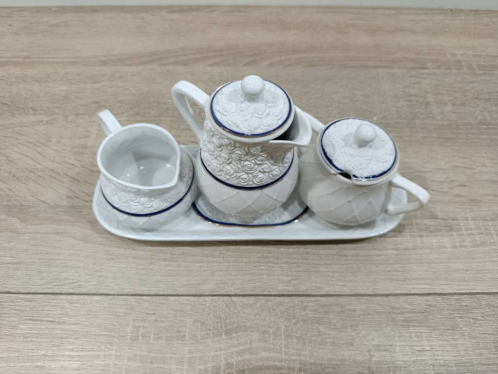 JUEGO DE CAFÉ / TÉ PORCELANA (4 PIEZAS) - Imagen 3