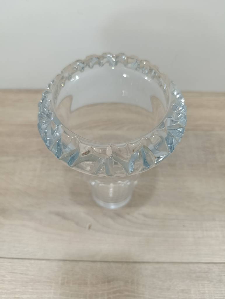 JARRÓN / FLORERO DE CRISTAL PESADO - Imagen 3