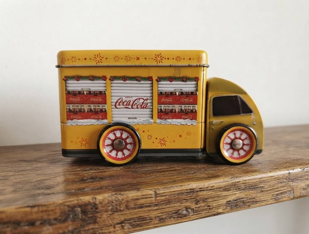 CAMIÓN LATA VINTAGE COCA COLA