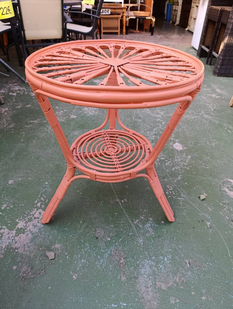CONJUNTO MIMBRE SINTETICO / TERRACOTA - Imagen 3
