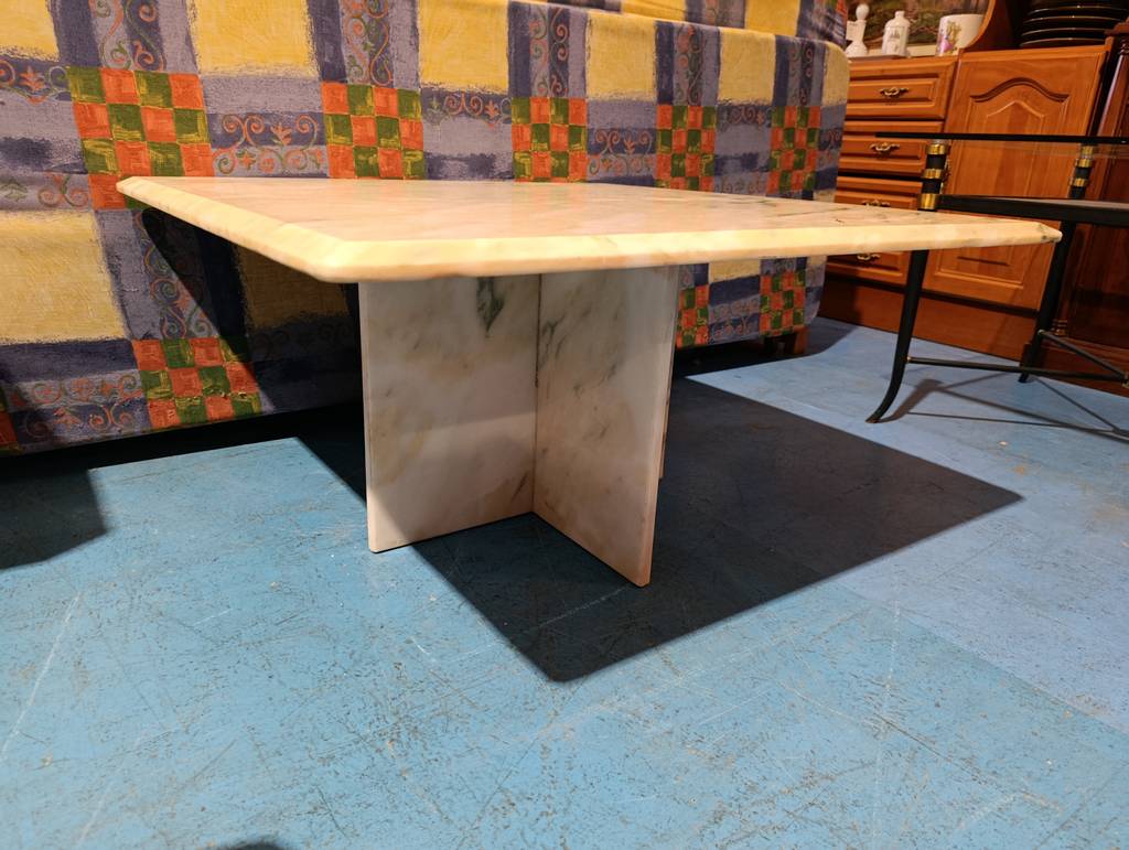 MESA DE CENTRO VINTAGE DE MÁRMOL - Imagen 3