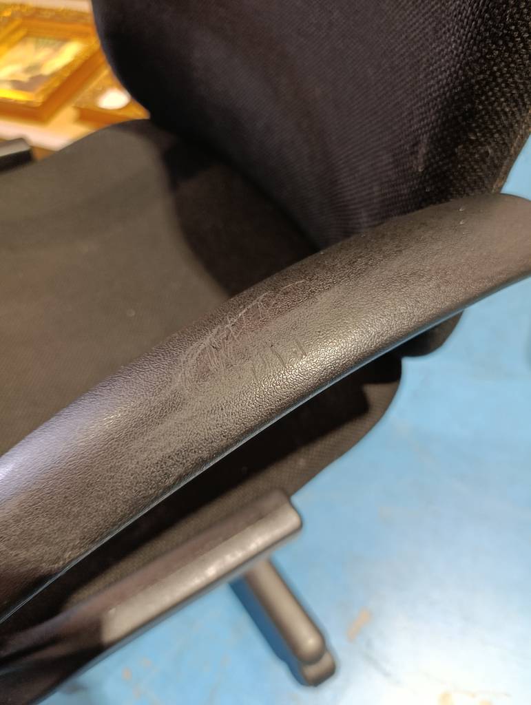 SILLA DE OFICINA ERGONÓMICA NEGRA - Imagen 6