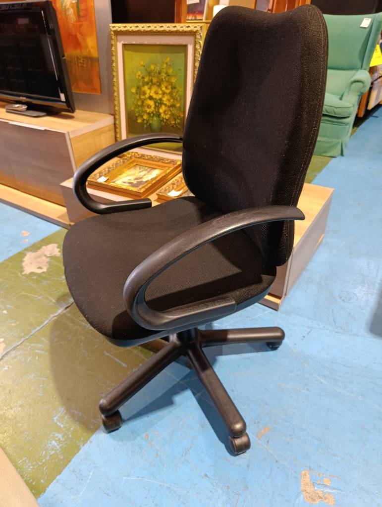 SILLA DE OFICINA ERGONÓMICA NEGRA - Imagen 7