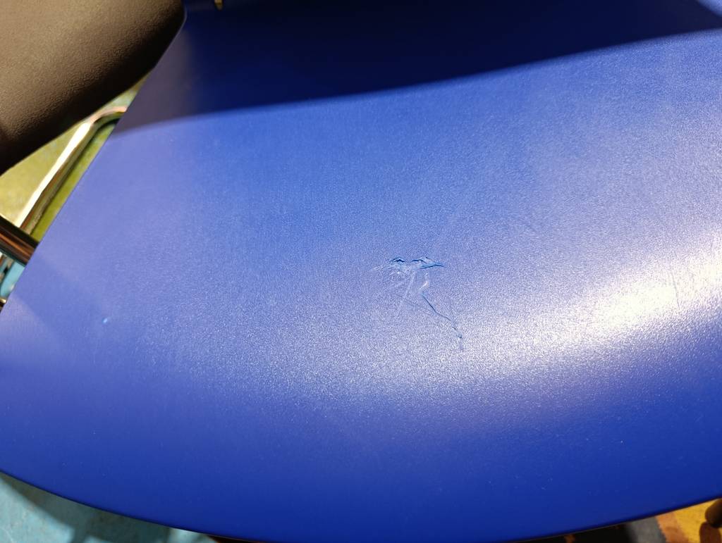 SILLA DE OFICINA FIJA AZUL - Imagen 7