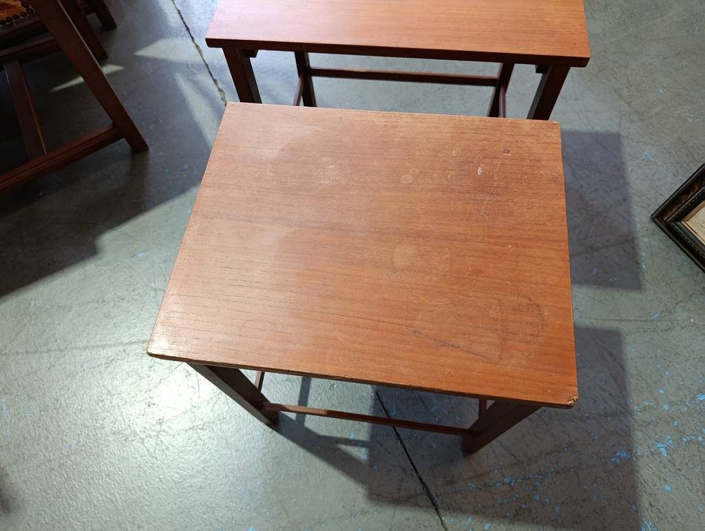 PAREJA MESAS AUXILIARES NIDO MADERA - Imagen 4