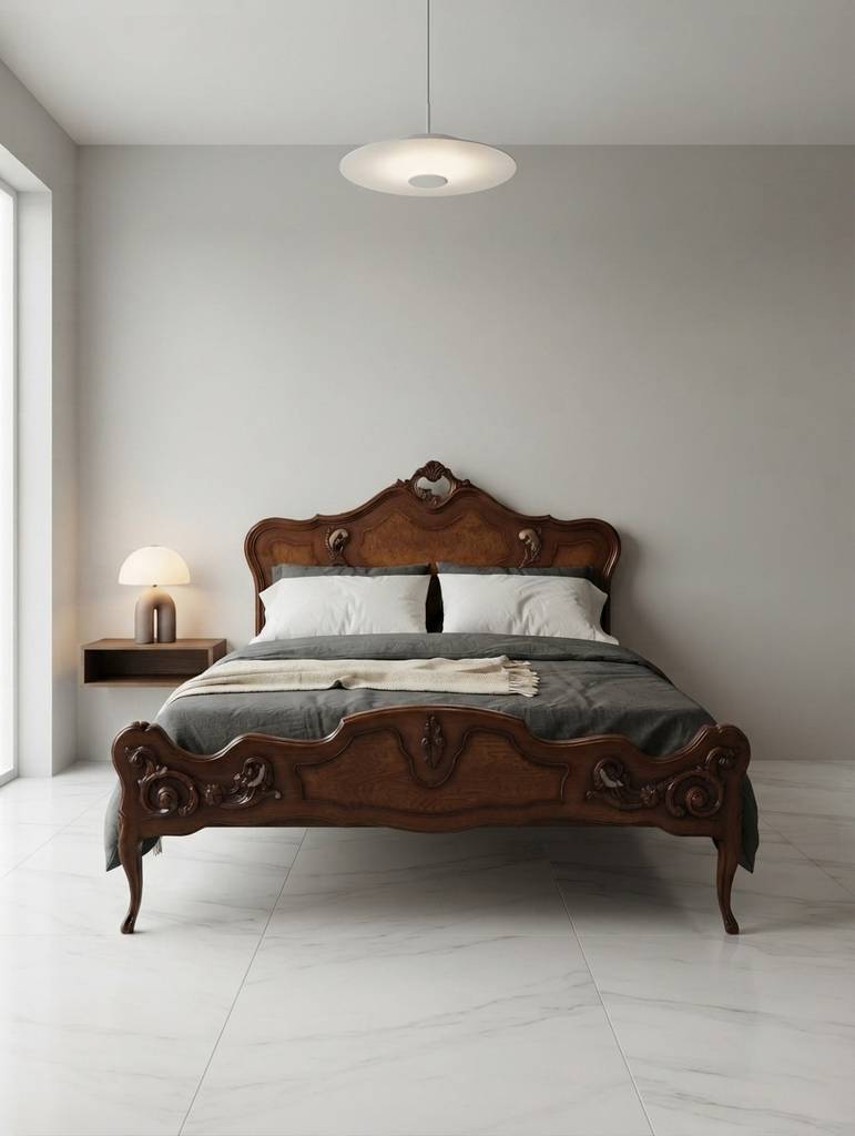 ESTRUCTURA DE CAMA VINTAGE 135CM