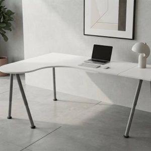 ESCRITORIO ESQUINERO BLANCO IKEA