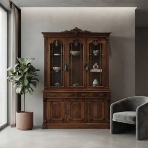 MUEBLE VITRINA DE SALÓN CLÁSICO
