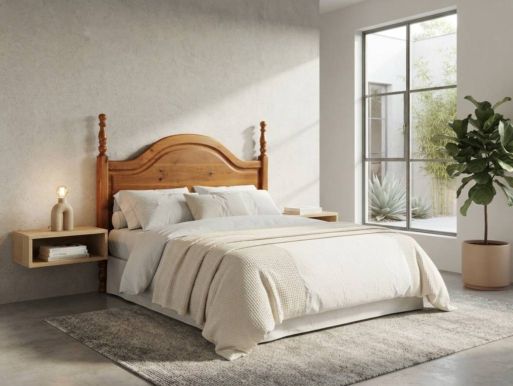 CABECERO MADERA DE PINO 135CM