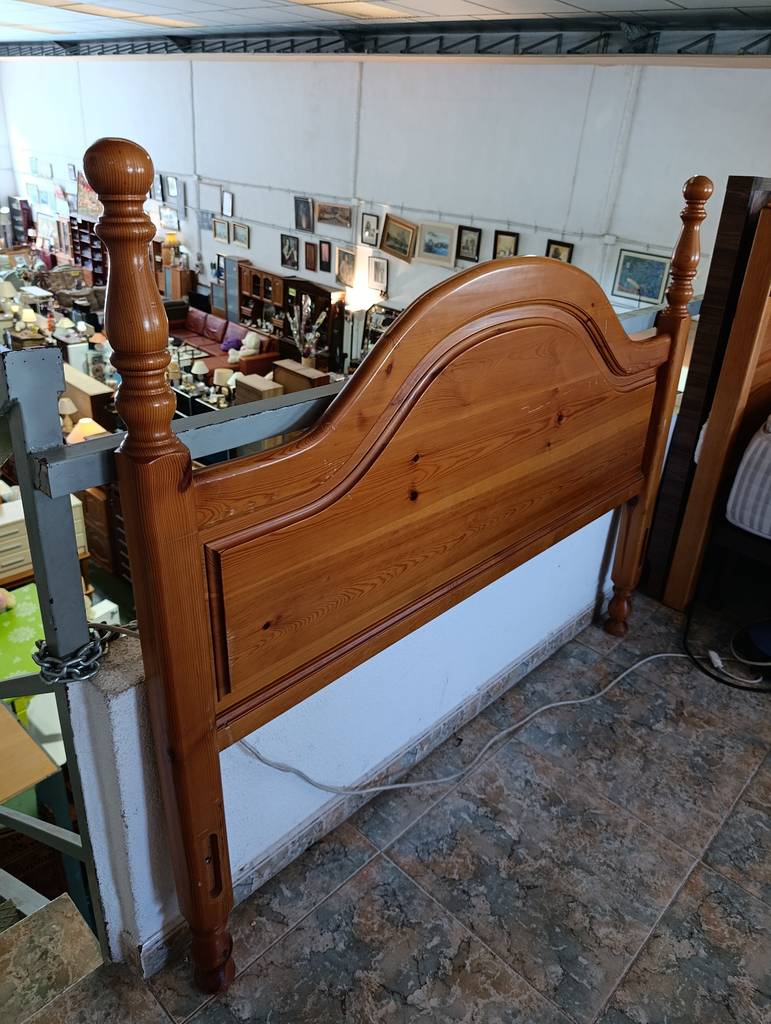 CABECERO MADERA DE PINO 135CM - Imagen 3