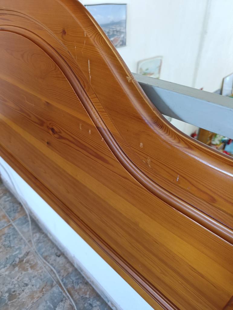 CABECERO MADERA DE PINO 135CM - Imagen 6