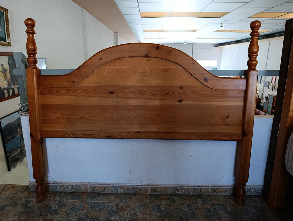 CABECERO MADERA DE PINO 135CM - Imagen 7