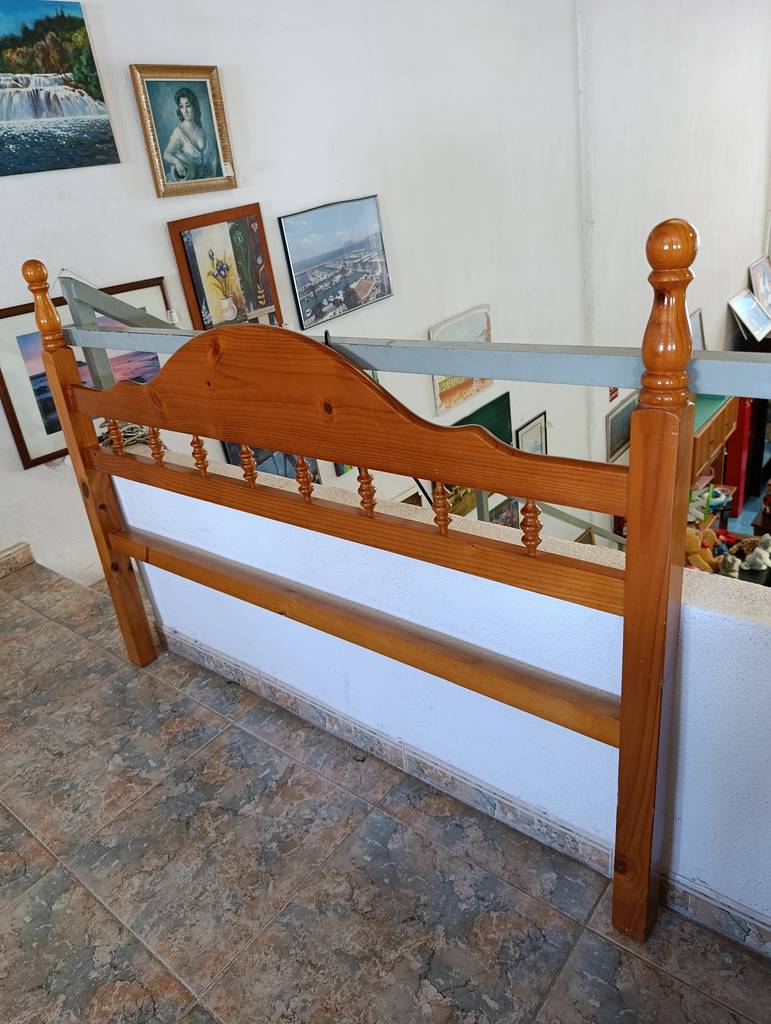 CABECERO MADERA ESTILO RUSTICO - Imagen 4