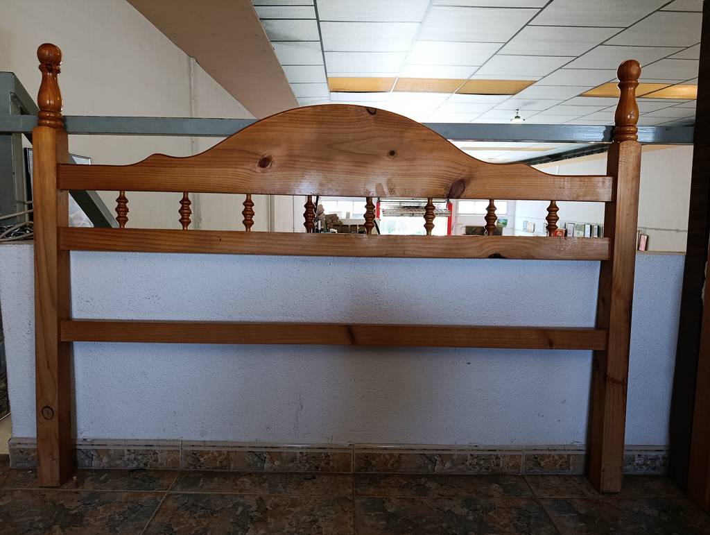 CABECERO MADERA ESTILO RUSTICO - Imagen 6