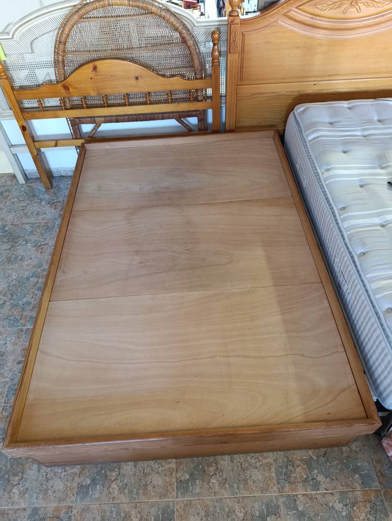 ESTRUCTURA DE CAMA CON CAJONES MADERA - Imagen 4