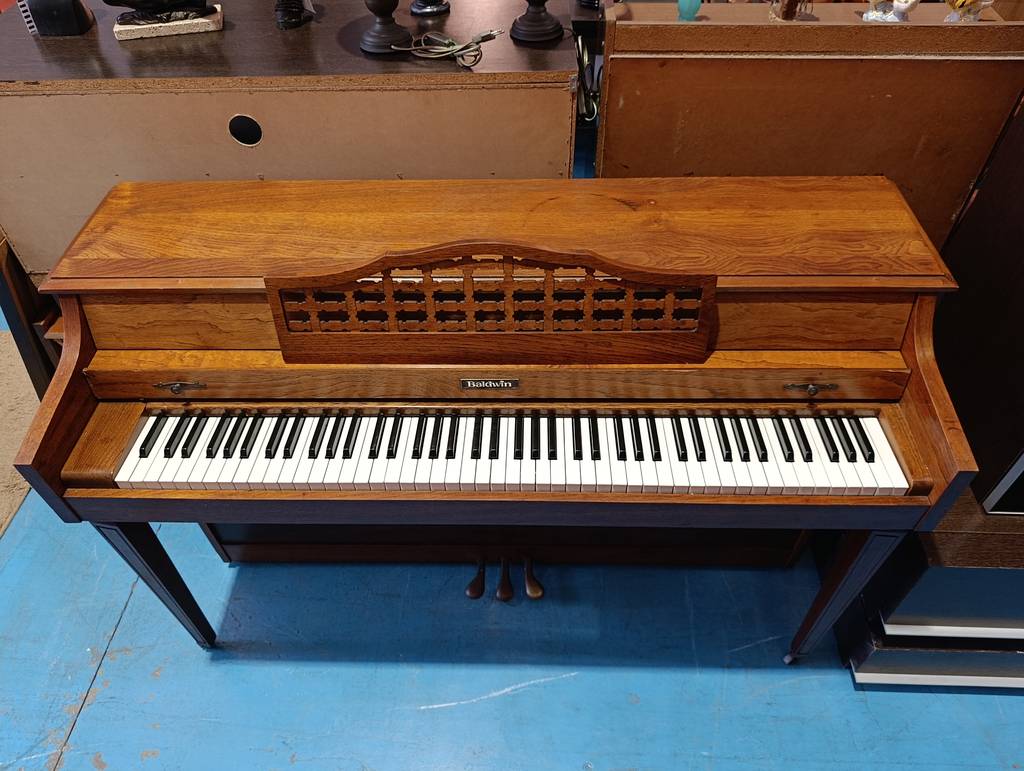 PIANO VERTICAL BALDWIN CON BANQUETA - Imagen 5