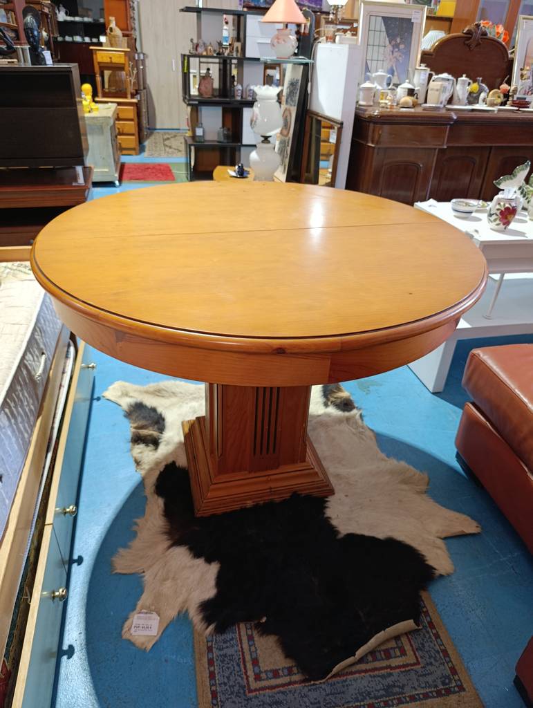 MESA COMEDOR EXTENSIBLE BASE PEDESTAL - Imagen 6