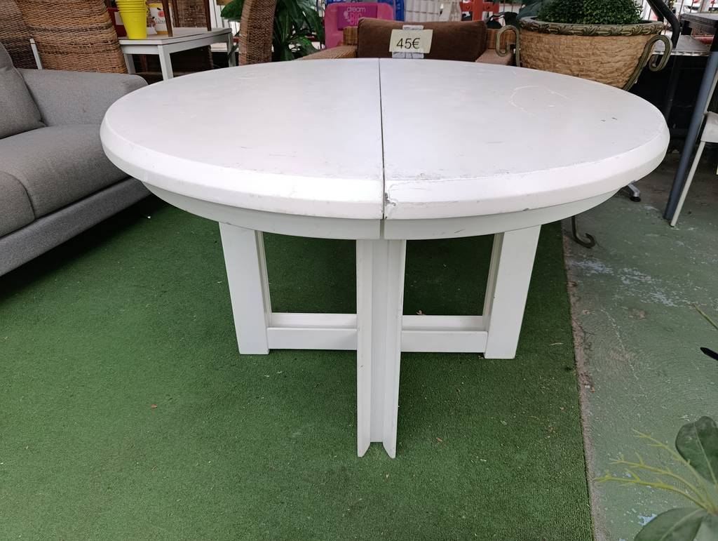 MESA DE COMEDOR 2 MITADES /BLANCA - Imagen 2