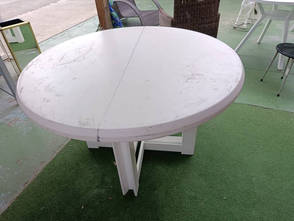 MESA DE COMEDOR 2 MITADES /BLANCA - Imagen 4