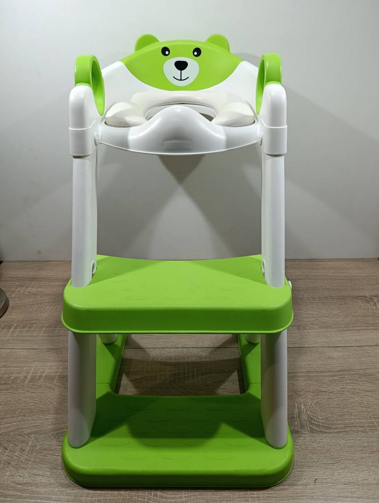 ADAPTADOR WC INFANTIL CON ESCALERA OSO - Imagen 2