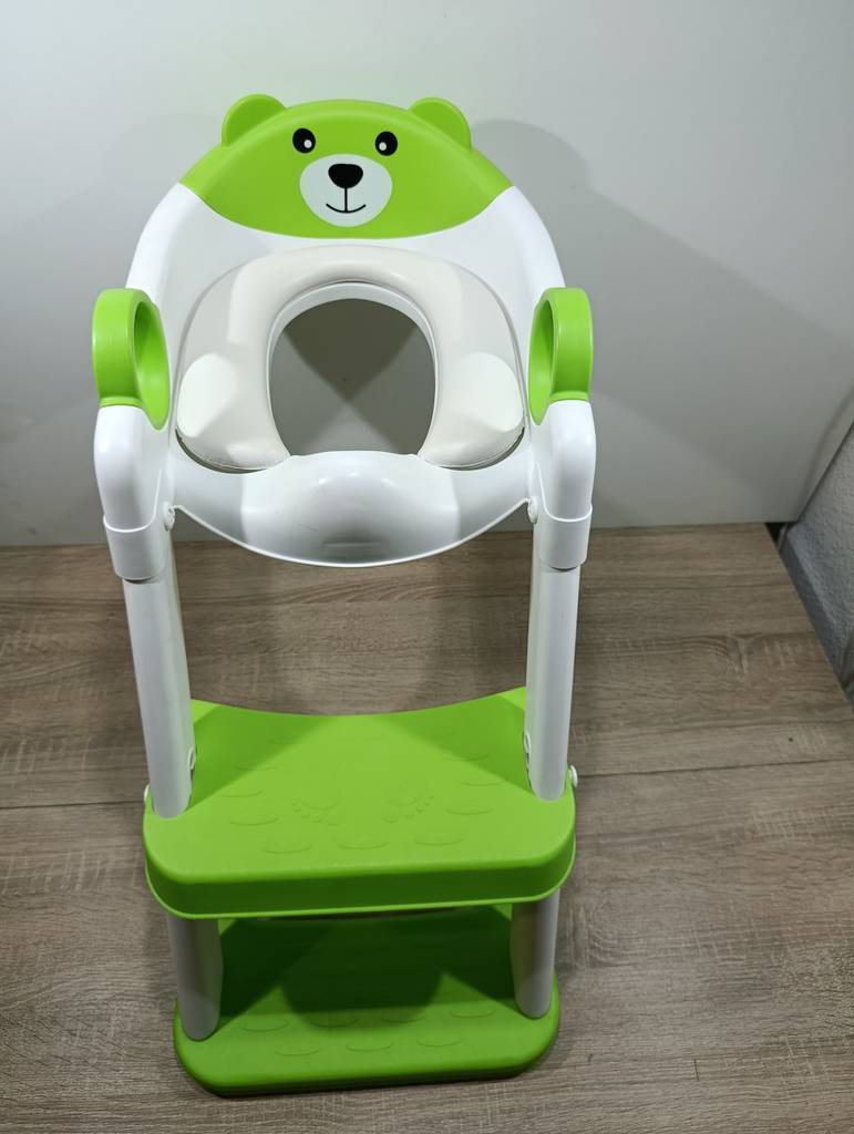ADAPTADOR WC INFANTIL CON ESCALERA OSO - Imagen 3