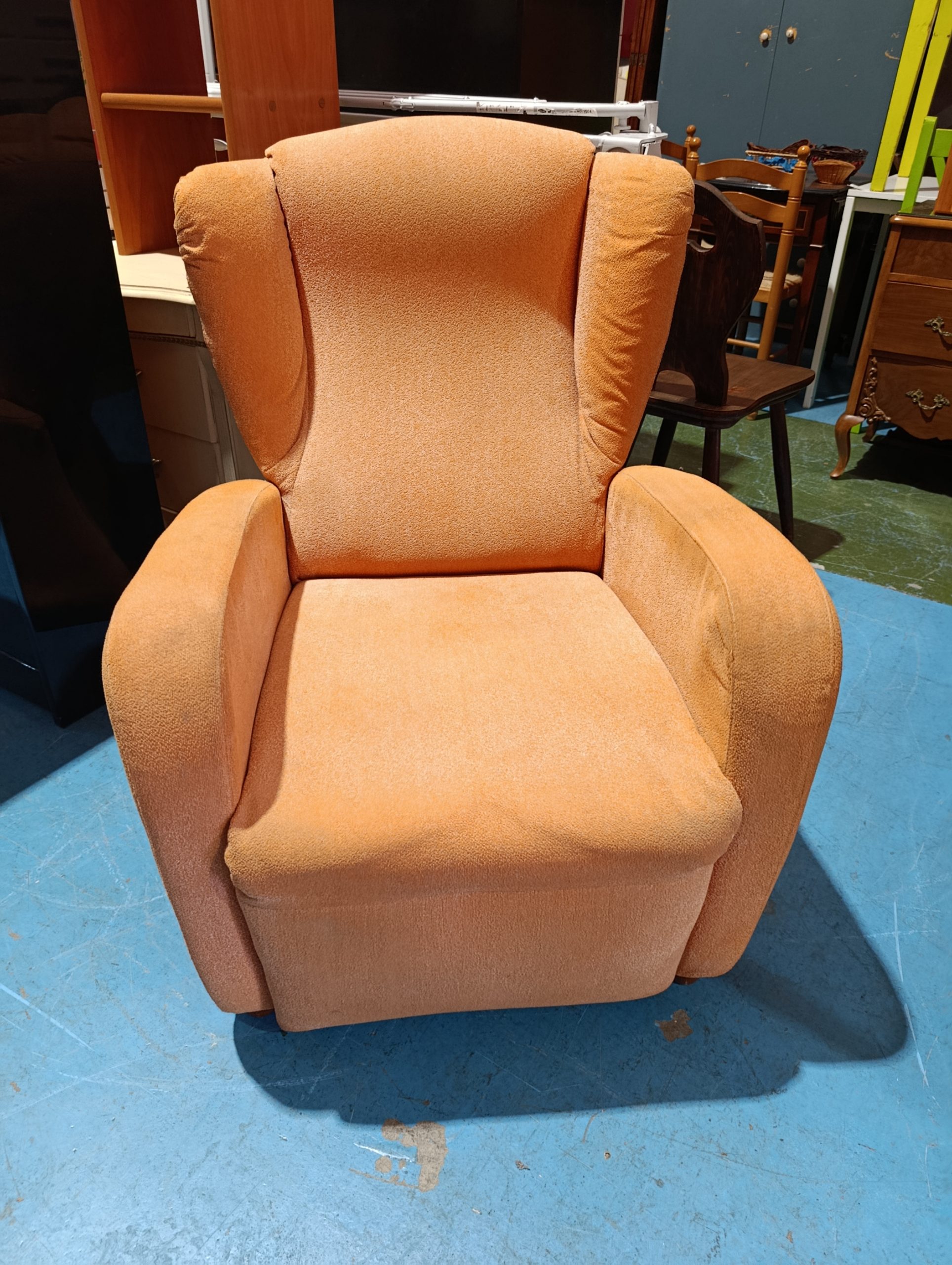 SILLON RELAX ELECTRICO NARANJA - Imagen 2