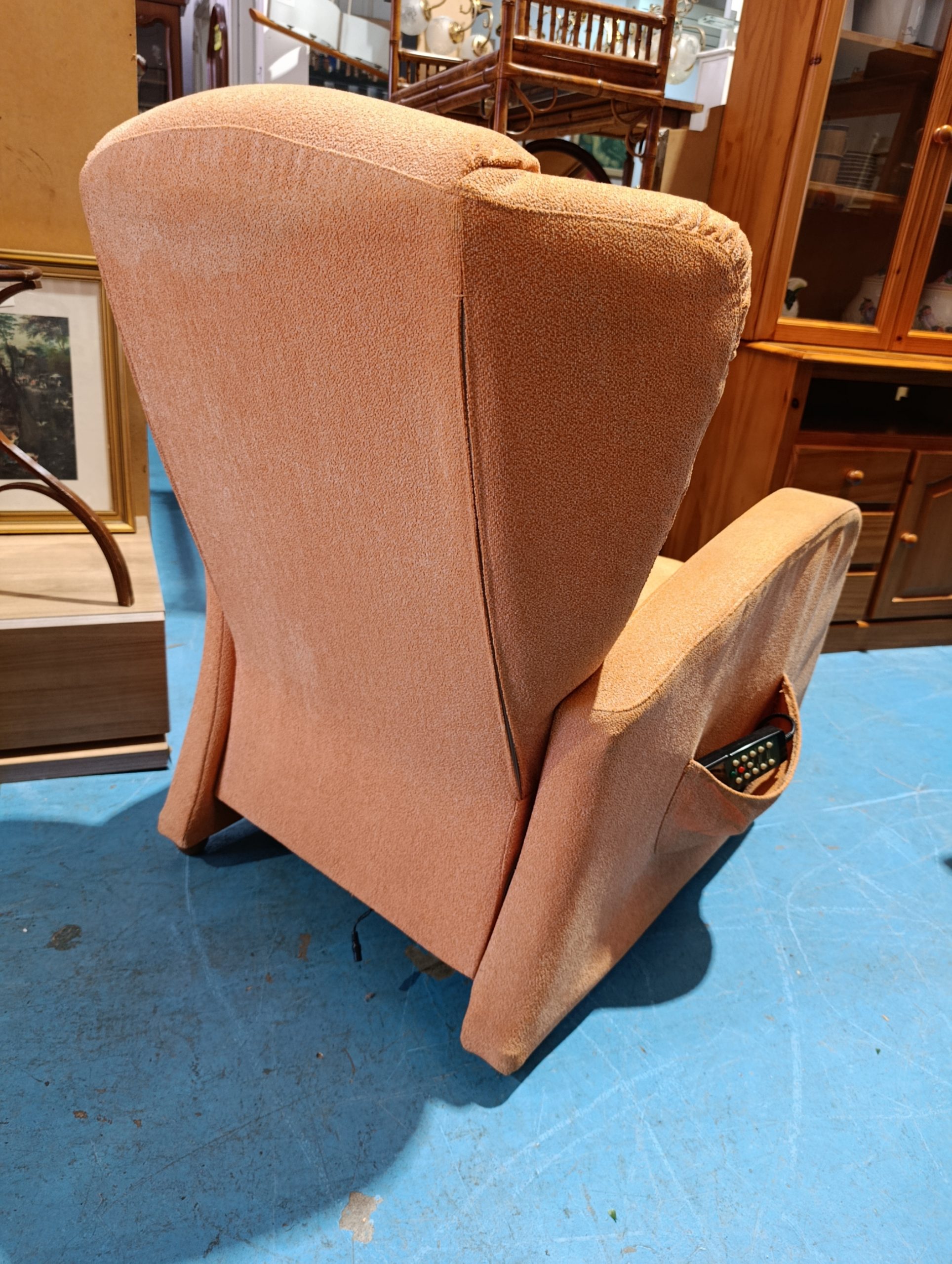 SILLON RELAX ELECTRICO NARANJA - Imagen 5