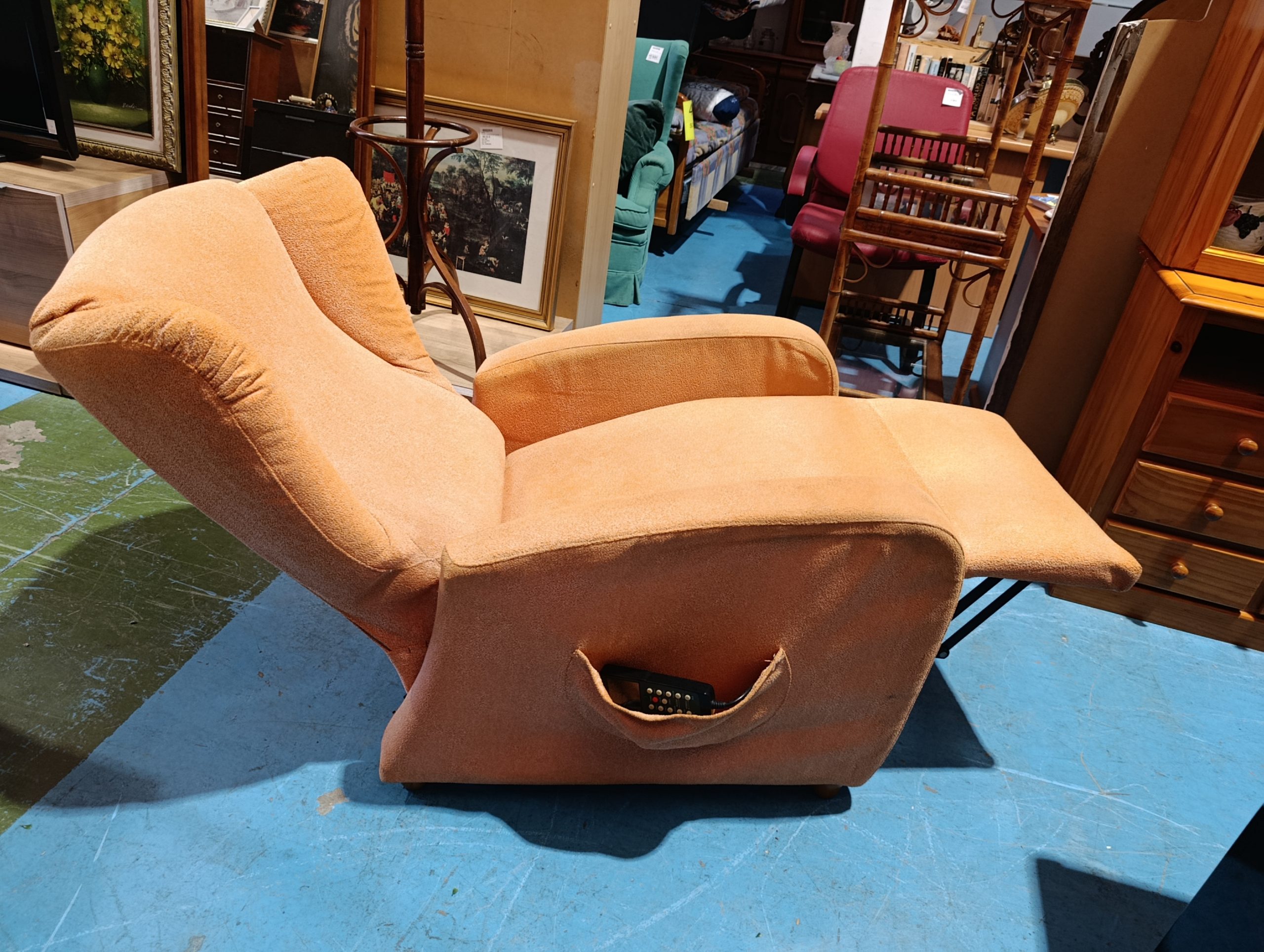 SILLON RELAX ELECTRICO NARANJA - Imagen 6