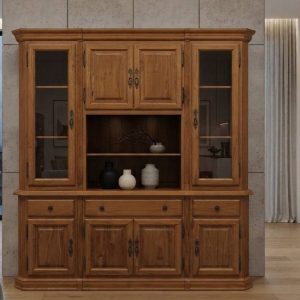 MUEBLE DE SALÓN BOISSERIE MADERA MACIZA