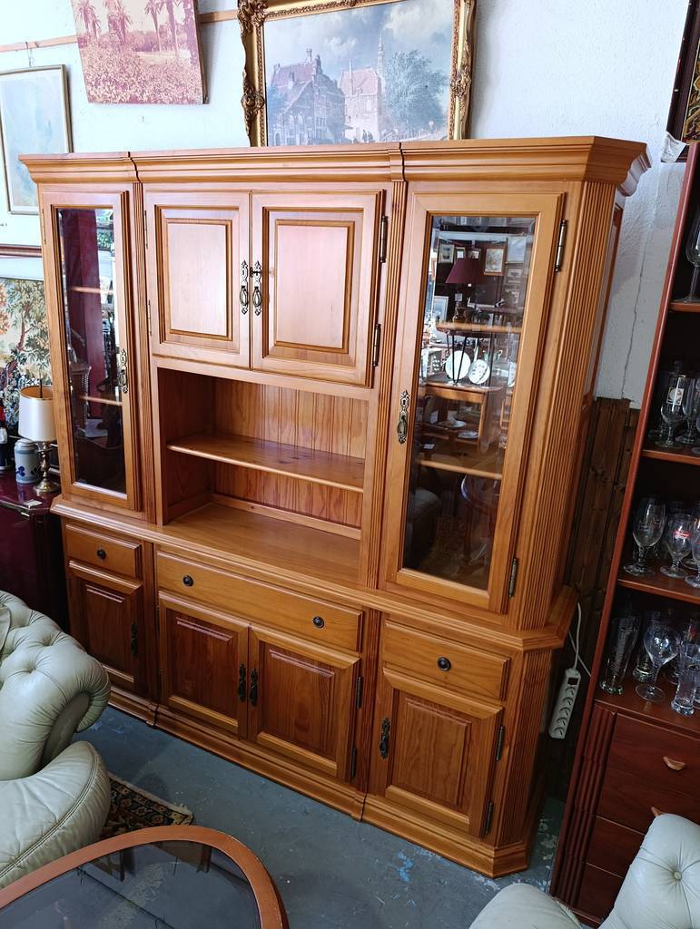 MUEBLE DE SALÓN BOISSERIE MADERA MACIZA - Imagen 2