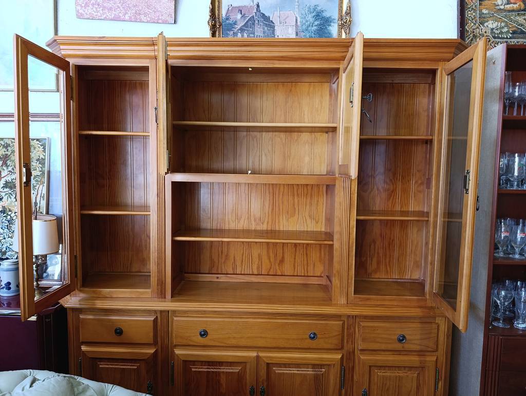 MUEBLE DE SALÓN BOISSERIE MADERA MACIZA - Imagen 3