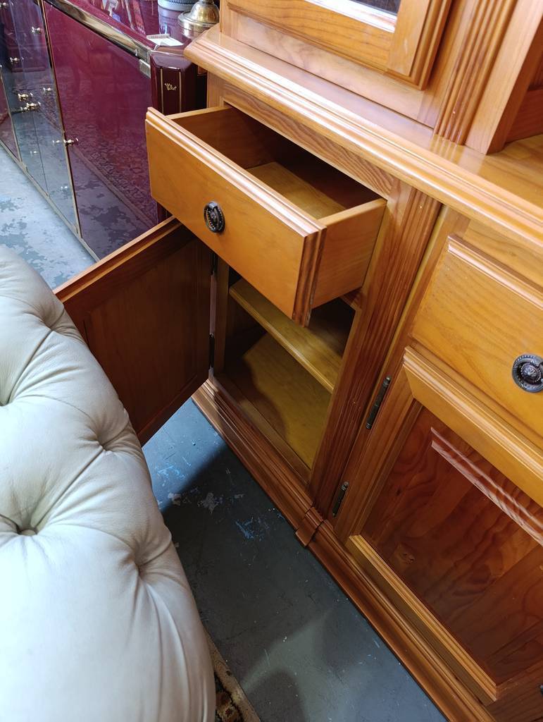 MUEBLE DE SALÓN BOISSERIE MADERA MACIZA - Imagen 5