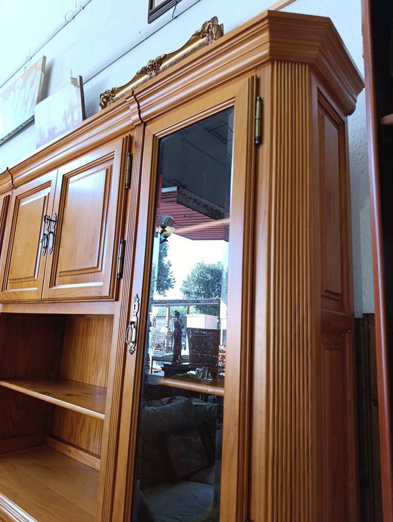 MUEBLE DE SALÓN BOISSERIE MADERA MACIZA - Imagen 10