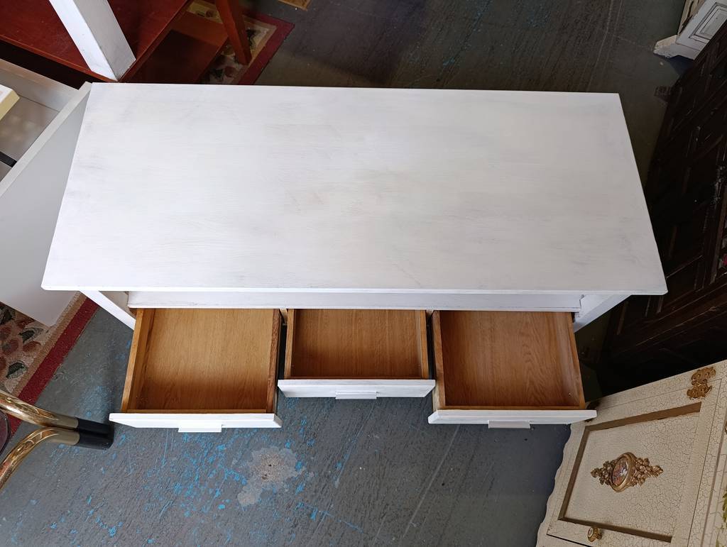 MUEBLE TV BLANCO CON CAJONES - Imagen 4