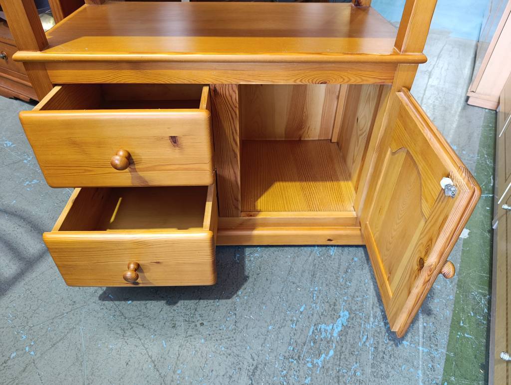 MUEBLE TV / AUXILIAR MADERA PINO - Imagen 3