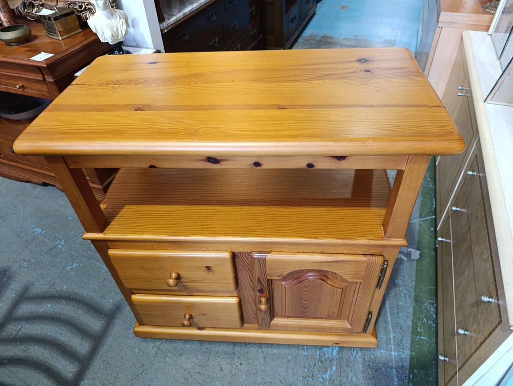 MUEBLE TV / AUXILIAR MADERA PINO - Imagen 6
