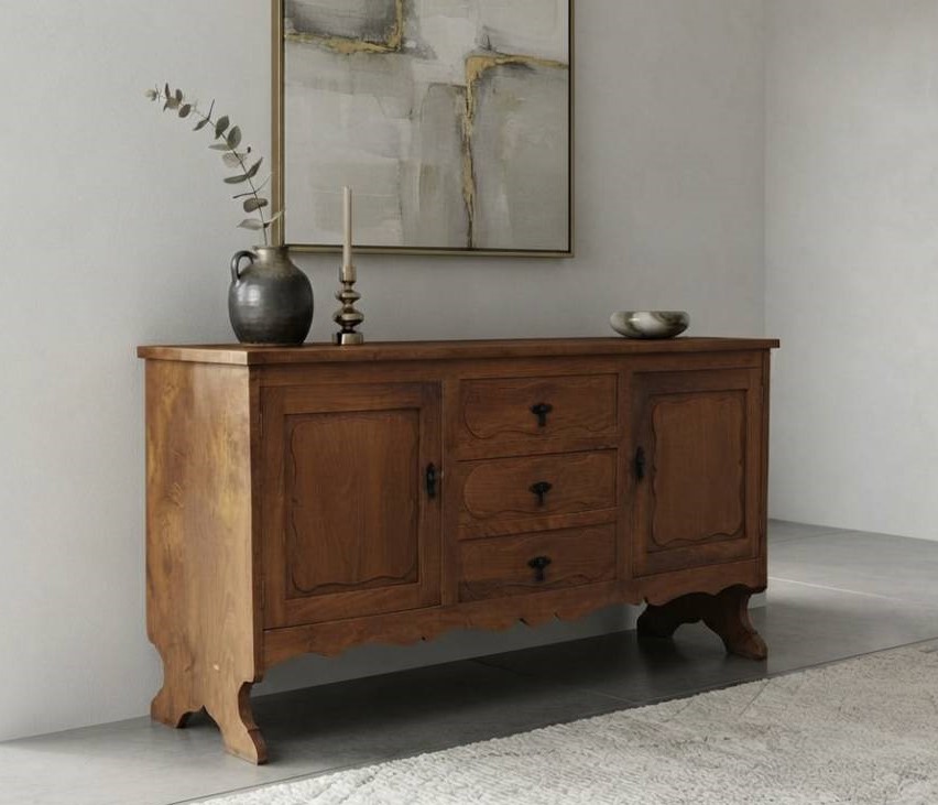 APARADOR RUSTICO MADERA MACIZA