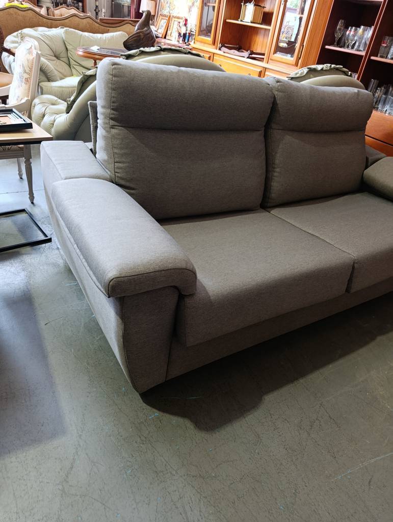 SOFÁ CAMA 3 PLAZAS GRIS ESTILO ITALIANO - Imagen 3