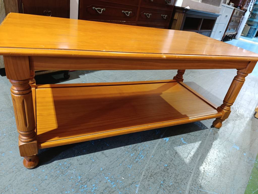 MESA DE CENTRO MADERA DE PINO - Imagen 4