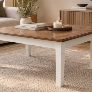 MESA DE CENTRO MADERA RECTANGULAR