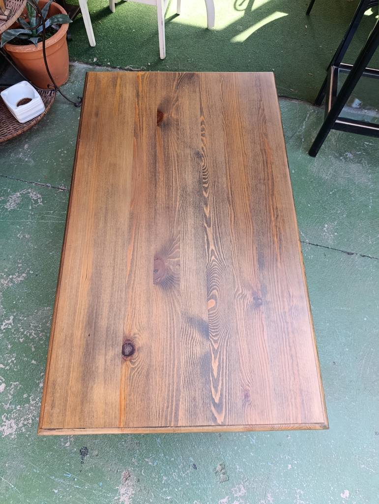 MESA DE CENTRO MADERA RECTANGULAR - Imagen 3