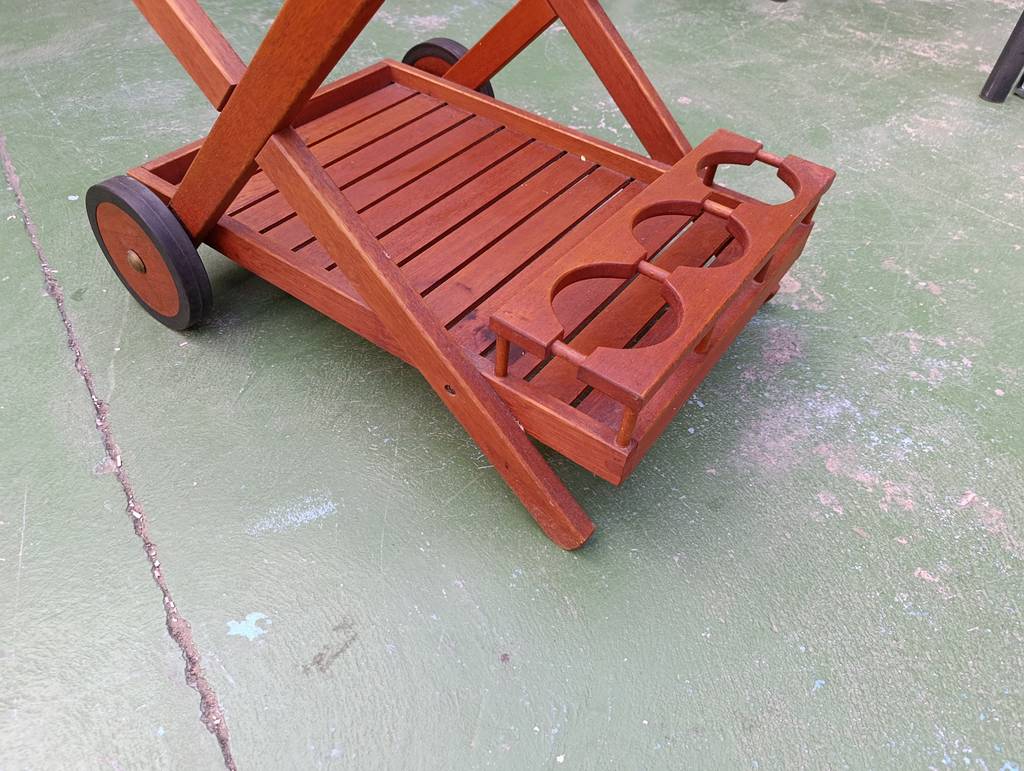 CARRITO CAMARERA MADERA /JARDIN - Imagen 6